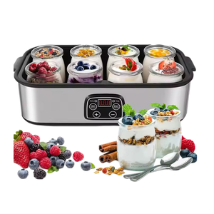 Procesador <span class=keywords><strong>de</strong></span> Alimentos Eléctrico Multiusos <span class=keywords><strong>de</strong></span> Acero Inoxidable para el Hogar, con Temporizador y Control Táctil, para Fermentar Yogur y Hacer Helado - Product Image 1