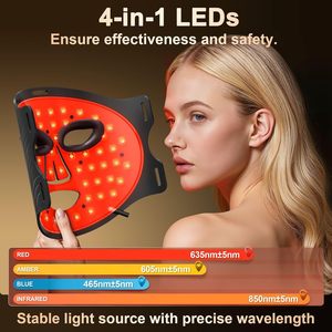 Máscara Facial LED de 7 Colores con Infrarrojos para Rejuvenecimiento de la Piel - Product Image 2