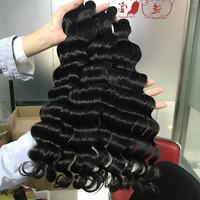 Stock US : Cheveux naturels bruts vietnamiens ondulés profonds, lots de cheveux bouclés crépus Pixie birmans, cheveux bouclés cambodgiens, indiens et philippins