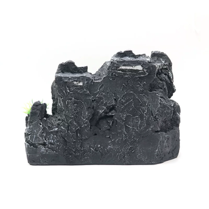 Fontana in Resina con Effetto Roccia e Cascata di Sabbia Bianca per Acquario - Product Image 5