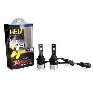 R3S 3 farben dual clors Auto Scheinwerfer H7 LED H4 H1 3000K 4300K 6000K Auto Front Lampe automobil Scheinwerfer 35W Kit