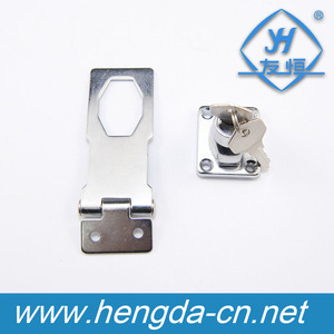 Yh2102 keyed khác nhau Hasp chốt, Twist Knob keyed khóa Hasp cho tủ cửa nhỏ, <span class=keywords><strong>Chrome</strong></span> mạ - Product Image 5