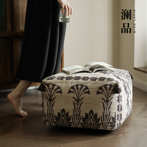 MISSLAPIN Foot Stools Ottoman Foot Stools Small Foot Stool for Living Room <strong>Pouf</strong> - Product Image 5