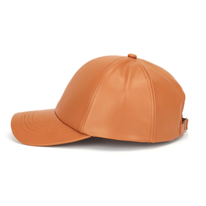 Casquette de baseball en cuir de luxe personnalisé de qualité pour femmes hommes - Product Image 4