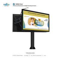 Écran LED géant couleur résistant aux intempéries IP65, haute luminosité, pour affichage extérieur en aéroport et promotion publique