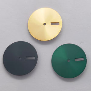 Alta calidad 28,5mm fecha semana Dial reloj latón NH36 movimiento estéril Esfera en blanco - Product Image 1