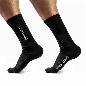 Calcetines deportivos personalizados más vendidos con logo en la parte inferior, calcetines tobilleros con agarre para la temporada de primavera, impresión digital - Product Image 1