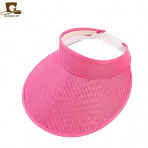 Chapeau de soleil unisexe en lin à large bord, couleur unie, pour l'été, la plage, la pêche, les fêtes, le golf et les activités de plein air, vente en gros à prix abordable - Product Image 2
