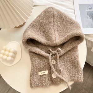 Cagoule d'hiver pour femmes Écharpe thermique intégrée avec boutons Couvre-oreilles coupe-vent pour le <span class=keywords><strong>ski</strong></span>, la neige et les sports d'extérieur - Product Image 5