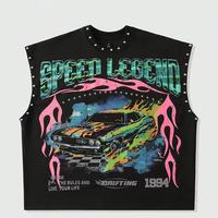 Nouvel ensemble rayé 2 pièces pour femme : T-shirt imprimé graffiti à rivets et short – Tenue décontractée pour femme