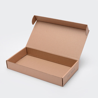 Boîte en Carton blanc ondulé pour vêtements, Logo personnalisé pour la livraison de luxe, 50 pièces