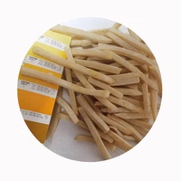 Meilleur prix 12mm congelé IQF froissé coupe pré-frit spirale bandes de pommes de terre cuisson rapide frites emballage alimentaire en gros en vrac