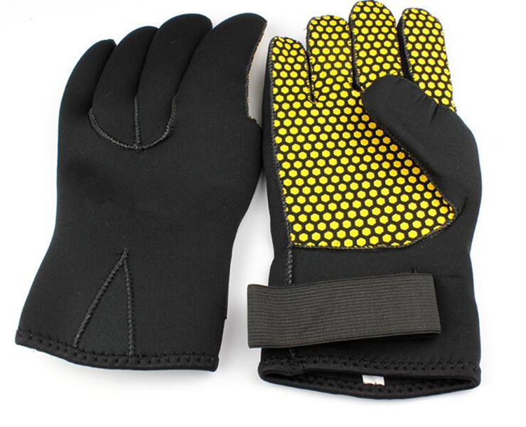 Водонепроницаемые неопреновые перчатки для подводного плавания с логотипом на заказ, 3 мм, 5 мм