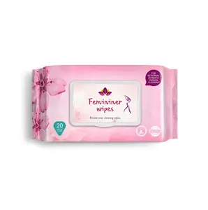 Feminine hygiene product organic Multi package Scented intimate wipes