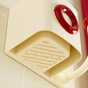 Wall-Mounted Plastic Bathroom <strong>Storage</strong> Rack No-Drill Hair <strong>Tie</strong> Headband Holder Draining Comb Hair Accessory <strong>Storage</strong> <strong>Box</strong> - Product Image 2
