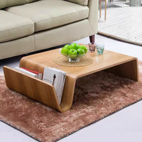 Table centrale en bois de style japonais Loft classique pour appartement Table basse scandinave pour le salon