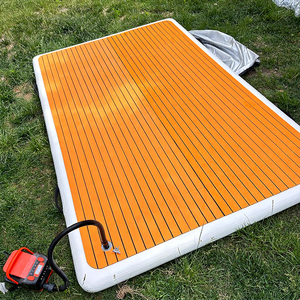 Nieuwe Aanwinst Op Maat Gemaakt 6ft/8ft/10ft/12ft Drijvend Vlot Draagbaar PVC Mesh Dok Opblaasbaar Waterplatform - Product Image 1