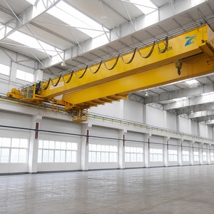 Pont roulant à double portique 20 tonnes pour le transfert de marchandises en usine industrielle lourde avec une conception de poutre en acier durable - Product Image 1