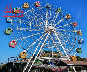 Équipement de parc d'attractions en acier pour l'extérieur, directement de l'usine, grande roue de 50 m avec éclairage LED RGB et système mécanique - Product Image 4