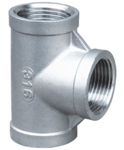 DN80 3-inch thép không gỉ đúc <span class=keywords><strong>TEE</strong></span> nội bộ chủ đề 304/316 đường kính bằng phần cứng biển mới 304/316 bằng đường kính <span class=keywords><strong>Tee</strong></span> - Product Image 1