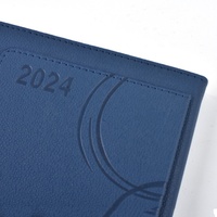 Agenda personnalisé en cuir A5 avec organisateur d'argent, couverture rigide, date 2027, cadeau personnalisé pour les entreprises