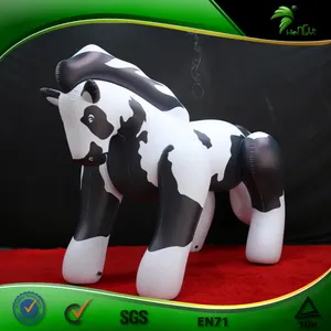 कस्टम Inflatable सफेद घोड़े Hongyi Inflatable घोड़ा खिलौना थोक Inflatable पशु खिलौना