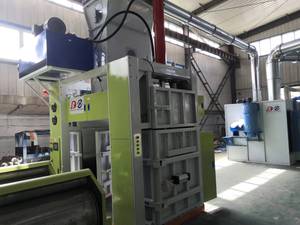 Empacadora horizontal hidráulica Newhaina confiable, nueva máquina textil para ropa vieja, producto de planta de fabricación de balas de fibra de algodón - Product Image 3