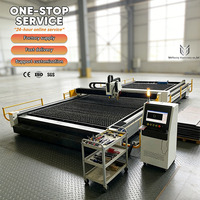 Machine de découpe laser à fibre à portique 3000W/6000W/12000W à commande CNC, vitesse de 90 m/min, pour tôles métalliques sur site, fournie directement par l'usine