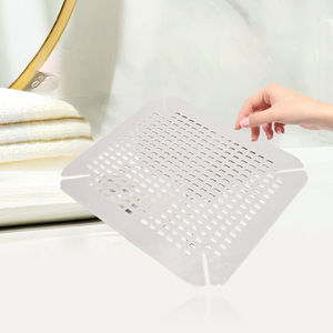 Square Plastic Floor Drain Cover 41.5x35.5 Cm Anti Slip Kitchen Bath Filter Mat - Product Image 2