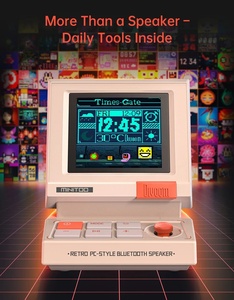 <span class=keywords><strong>Divoom</strong></span> MiniToo Retro, Altavoz Portátil de Plástico de 5W con Pantalla Pixel, Caja de Música Estilo Computadora, Regalo - Product Image 5