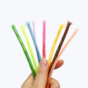Juego <span class=keywords><strong>de</strong></span> 8 colores <span class=keywords><strong>de</strong></span> tubos <span class=keywords><strong>de</strong></span> Mylar trenzados apretados <span class=keywords><strong>de</strong></span> 5-6 mm, 4 yardas en total, con efecto perla holográfico, materiales para atado <span class=keywords><strong>de</strong></span> moscas <span class=keywords><strong>de</strong></span> pez pequeño para pesca <span class=keywords><strong>de</strong></span> lucio - Product Image 4