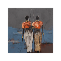 Peinture à l'huile sur toile de nature morte africaine en gros, peinte à la main, avec cadre personnalisé, art mural pour mariage et salon
