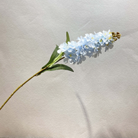 Bunga Delphinium Buatan Tangan Harga Terbaik 76cm untuk Pernikahan Hari Valentine-Warna Ukuran Dapat Disesuaikan Gaya Modern Baru