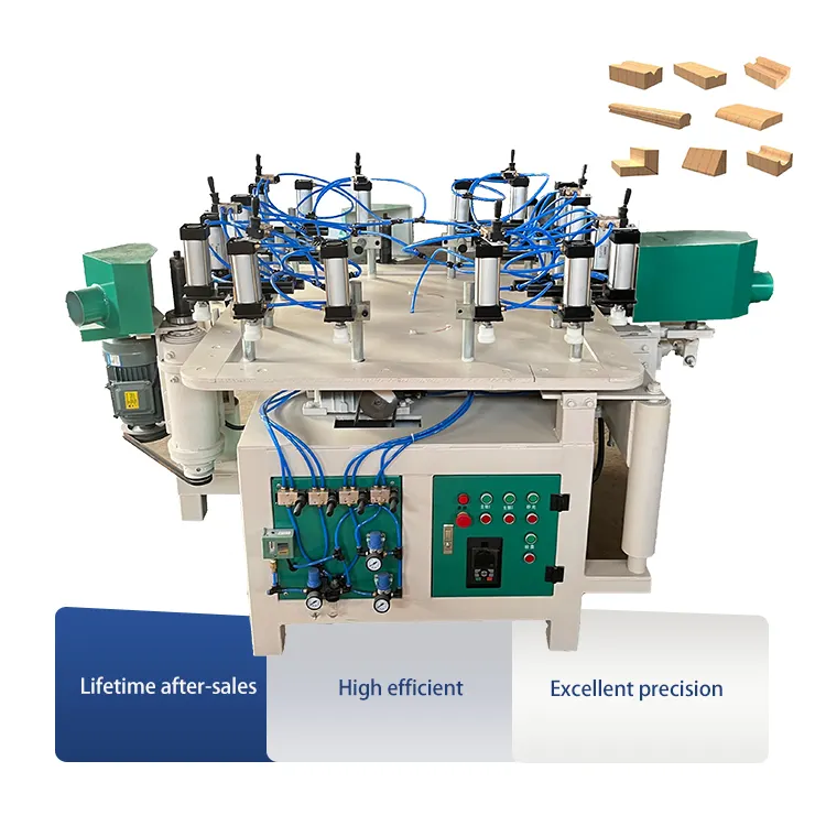 Machine de façonnage de copie de bois à alimentation automatique de Rotation d'économie de travail