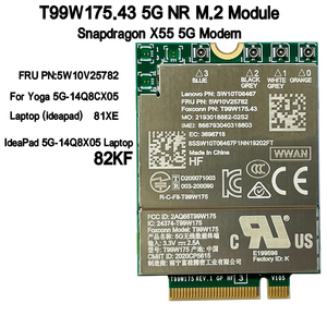 ฟ็อกซ์คอน T99W175 T99W175.43 M.2 <span class=keywords><strong>5G</strong></span> FRU 5W10V25782 <span class=keywords><strong>X55</strong></span> <span class=keywords><strong>5G</strong></span> โมเด็มสำหรับโยคะ <span class=keywords><strong>5G</strong></span>-14Q8CX05 แล็ปท็อปไอเดียแพด <span class=keywords><strong>5G</strong></span>-14Q8X05 แล็ปท็อป - Product Image 3