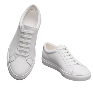Zapatillas Deportivas Personalizadas para Hombre, MOQ Bajo, Color Negro y Blanco, con Cordones, de Calidad, Estilo Casual Elegante, para Caminar - Product Image 4