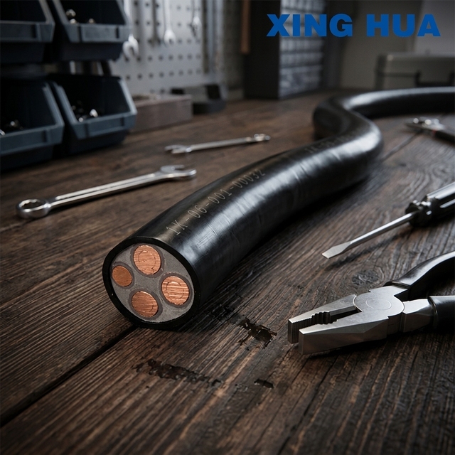 Eco-friendly Low Smoke Zero Halogen XLPE Insulated Copper Cable 4 Core Low Voltage 0.6/1kV Flame Retardant Industrial Railway