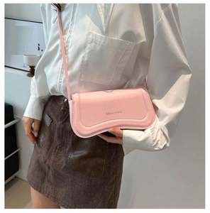 I-0610 Bolsos de Mano Rectangulares de Moda al por Mayor, Bolsos de Hombro de Cuero PU de Color Puro - Product Image 6