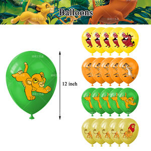2025 <span class=keywords><strong>Lion</strong></span> King Simba décorations de fête à thème joyeux anniversaire bannière toile de fond pour enfants garçons fête d'anniversaire décor fournitures - Product Image 6