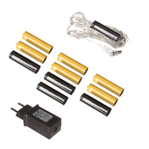 JUEGO DE 10 TRANSFORMADORES PARA PILAS AA - Product Image 1