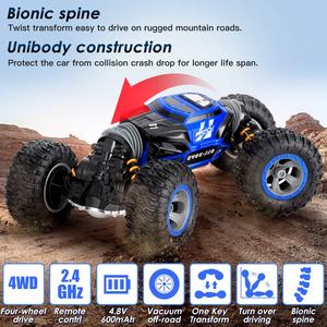 Coche de Acrobacias a Control Remoto Zhengguang 1/16, Doble Cara, 4X4, Derrape, Juguetes de Acrobacias, Coche de Acrobacias <span class=keywords><strong>Twister</strong></span> Rc de 10 km/h para Niños - Product Image 4