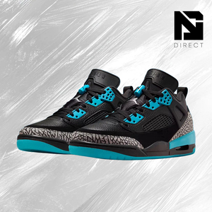 Chaussures de basket-ball Air Jordan Spizike Low 'Gamma Blue' en cuir, à lacets, avec doublure en mesh, semelle intermédiaire en EVA, semelle extérieure en caoutchouc, baskets de sport - Product Image 2