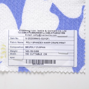 ผ้าโพลีสแปนเด็กซ์คุณภาพสูง ลายพิมพ์ตามสั่ง สำหรับตัดเย็บเสื้อผ้า - Product Image 6