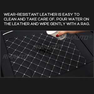 Fundas para Asientos Delanteros de Automóvil, Cojín para Asiento, Fundas de Cuero PU, Protector Universal para Asiento Delantero - Product Image 5