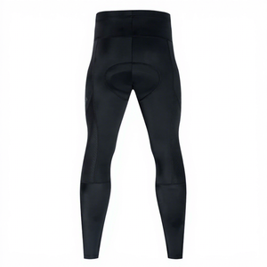 Pantalon de cyclisme pour homme SPRINT SPORTS, long, noir, en spandex et nylon, respirant, extensible dans quatre directions, séchage rapide, pour adulte - Product Image 3