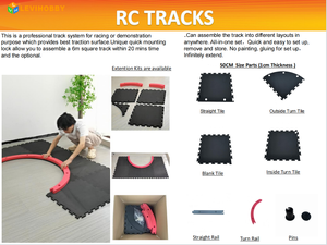 Alternativa <span class=keywords><strong>Pista</strong></span> RCP con Vari Layout Personalizza le Tue Piste <span class=keywords><strong>da</strong></span> <span class=keywords><strong>Corsa</strong></span> per Mini <span class=keywords><strong>Auto</strong></span> RC <span class=keywords><strong>Pista</strong></span> Professionale Personalizzata - Product Image 3