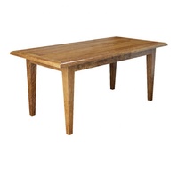 Ensembles de table à manger en bois naturel, style simple, restauration Antique, bois recyclé, transparent, laqué, avec banc