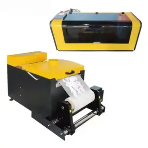 A3 DTF喷墨打印机Pcs Xp600头DTF打印机印刷机适用于在各种纺织材料上印刷