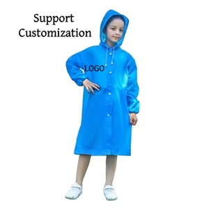 Traje Impermeable Transparente de EVA para Niños, Reutilizable, Transpirable, Grueso, Ecológico, para Senderismo, <span class=keywords><strong>Viajes</strong></span> y Escuela, Venta al Por Mayor - Product Image 1