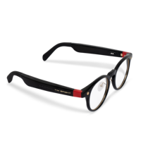 Lunettes Audio Intelligentes Classiques WS OEM, Monture Optique Complète, Caméra 4K à Oreille Ouverte, 130 Langues, Idéales pour les Voyages d'Affaires